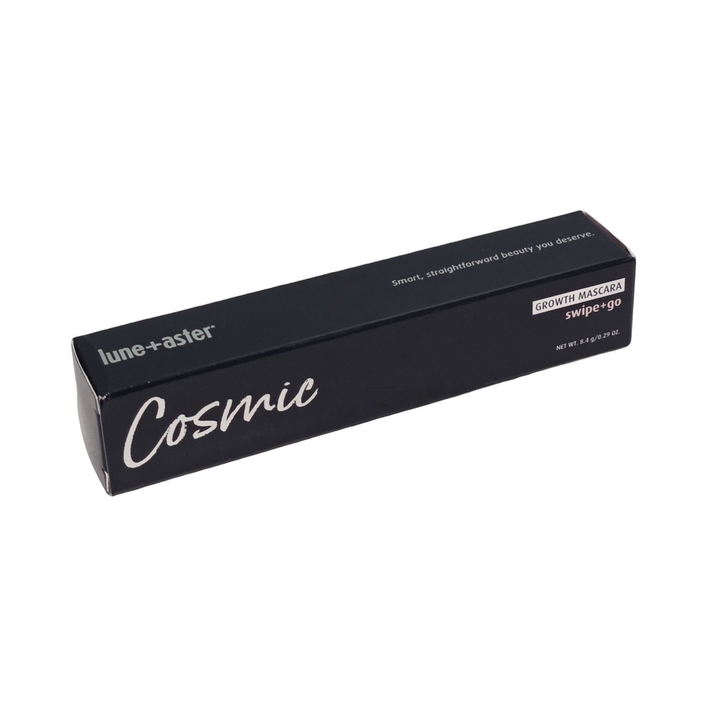 Lune+Aster Cosmic Growth Mascara Jet Black Swipe+Go Vegan 0.29oz NIB